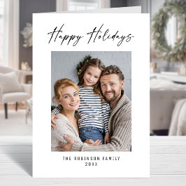 Prettige feestdagen Moderne elegante stijlvolle fo