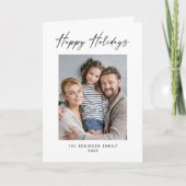 Prettige feestdagen Moderne elegante stijlvolle fo (Voorkant)