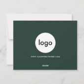 Prettige feestdagen Moderne fotozaken Feestdagenkaart (Achterkant)