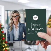 Prettige feestdagen Moderne fotozaken Feestdagenkaart