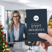 Prettige feestdagen Moderne fotozaken Feestdagenkaart