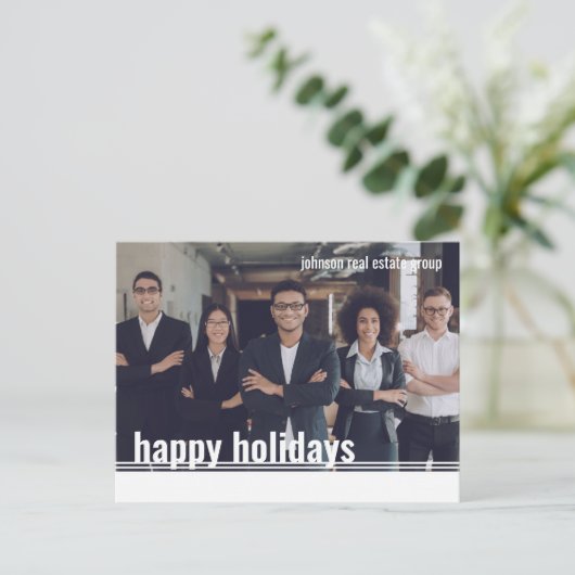 prettige feestdagen Moderne geometrische foto (Staand voorkant)