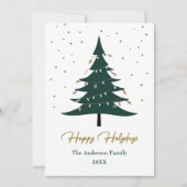 Prettige feestdagen Moderne kerst? Flat vakantie K Feestdagenkaart