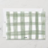 Prettige feestdagen Moderne minimale foto Feestdagenkaart (Achterkant)