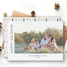 Prettige feestdagen Moderne minimale foto