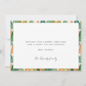 prettige feestdagen Moderne Minimale Foto Feestdagenkaart (Achterkant)