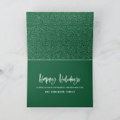 prettige feestdagen moderne, minimale fotokerst (Binnen)