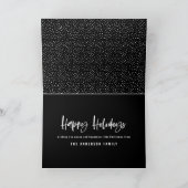 prettige feestdagen moderne, minimale fotokerst (Binnen)