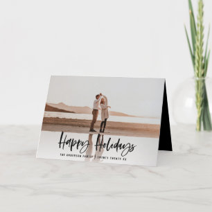 prettige feestdagen moderne, minimale fotokerst