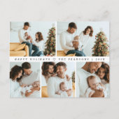 Prettige feestdagen Moderne minimale multi-fotogri (Voorkant)
