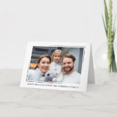 Prettige feestdagen Moderne minimale stijlvolle fa (Voorkant)