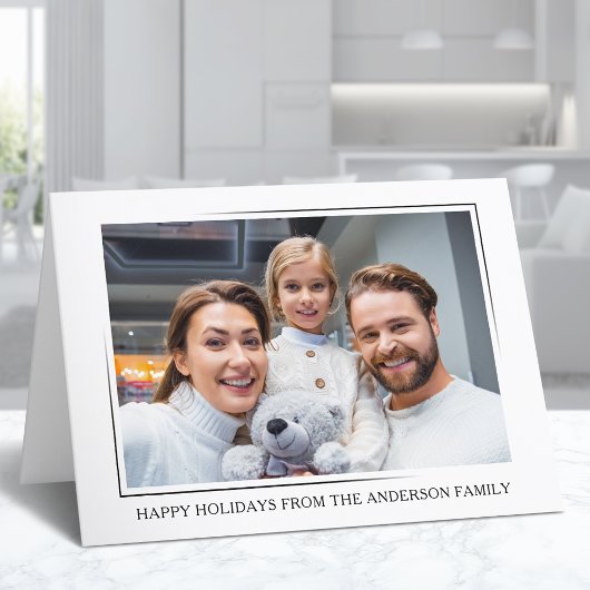 Prettige feestdagen Moderne minimale stijlvolle fa