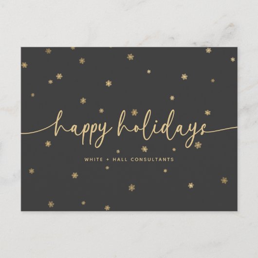 Prettige feestdagen Moderne minimalist (Voorkant)