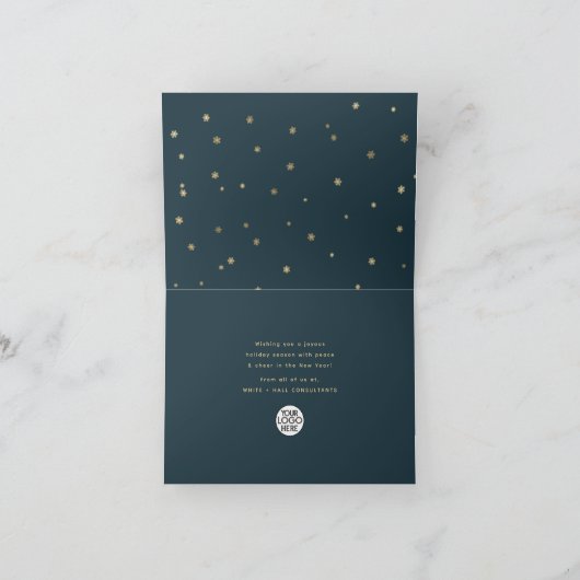 Prettige feestdagen Moderne minimalist (Binnen)