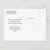 Prettige feestdagen Moderne minimalistische eenvou (Achterkant)