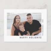 Prettige feestdagen Moderne minimalistische eenvou (Voorkant)