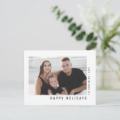 Prettige feestdagen Moderne minimalistische eenvou (Staand voorkant)