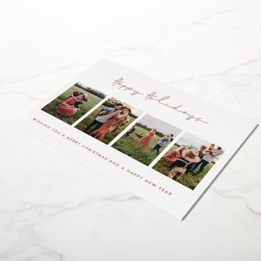 Prettige feestdagen Moderne minimalistische foto 4 (Gedraaid)