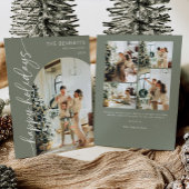 Prettige feestdagen Moderne minimalistische foto Feestdagenkaart