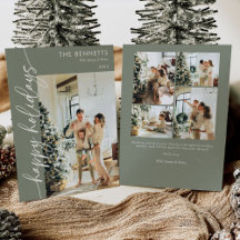 Prettige feestdagen Moderne minimalistische foto