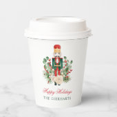 Prettige feestdagen Moderne Notenkraker Papieren Bekers (Voorkant)