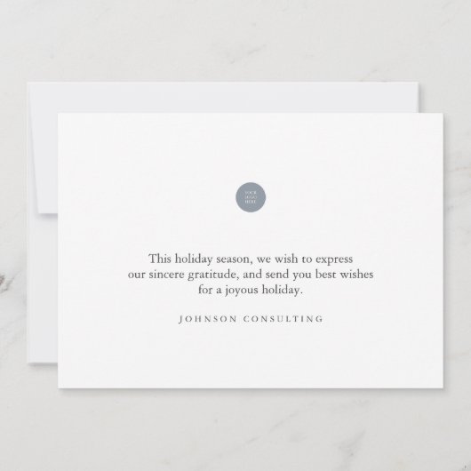 prettige feestdagen Moderne sterren en gouden pijn Aankondiging (Achterkant)