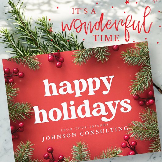 prettige feestdagen Moderne sterren en gouden pijn Aankondigingskaart