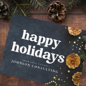 prettige feestdagen Moderne sterren en gouden pijn Aankondigingskaart