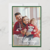 Prettige feestdagen Moderne Stijlvolle Rode strik Feestdagenkaart (Voorkant)