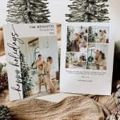 Prettige feestdagen Moderne typografie Feestdagenkaart