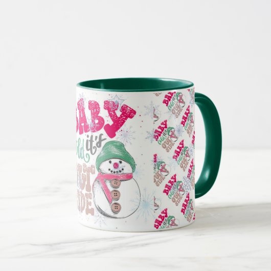 prettige feestdagen mok (Voorkant rechts)