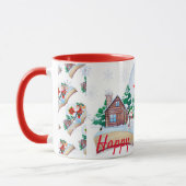 prettige feestdagen mok (Links)