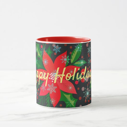 prettige feestdagen mok (Midden)