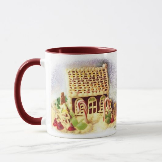 prettige feestdagen Mok Gingerbrood House (Links)