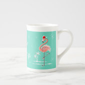 Prettige feestdagen mok Kerst Flamingo (Rechts)