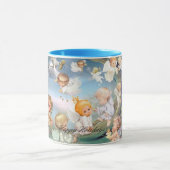 prettige feestdagen Mok van Baby Angel (Midden)