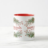 prettige feestdagen Mok van chemicaliën (Midden)