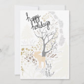 prettige feestdagen Moose Holiday Card Feestdagenkaart (Voorkant)