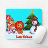 prettige feestdagen Mousepad Muismat (Met muis)