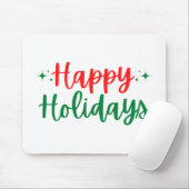 prettige feestdagen muismat (Met muis)