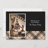 Prettige feestdagen Multi-Photo-kerstkaarten (Achterkant)