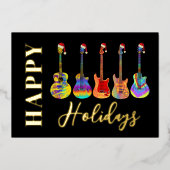 Prettige feestdagen Muziek Kerst Gitaar (Voorkant)