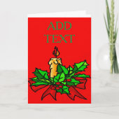 prettige feestdagen Naam toevoegen (Voorkant)