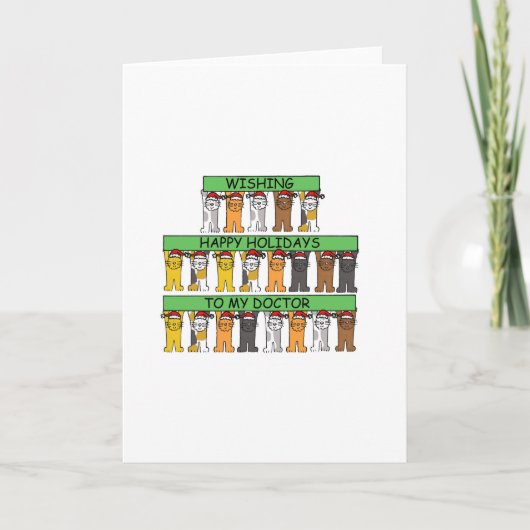 Prettige feestdagen Naar mijn dokter (Voorkant)