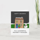 Prettige feestdagen Naar property manager Kaart (Voorkant)