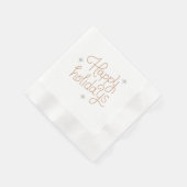 prettige feestdagen Napkin Servet (Hoek)