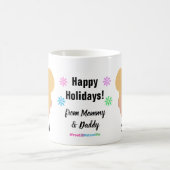 prettige feestdagen Natural Hair Coffee Mok (Center)