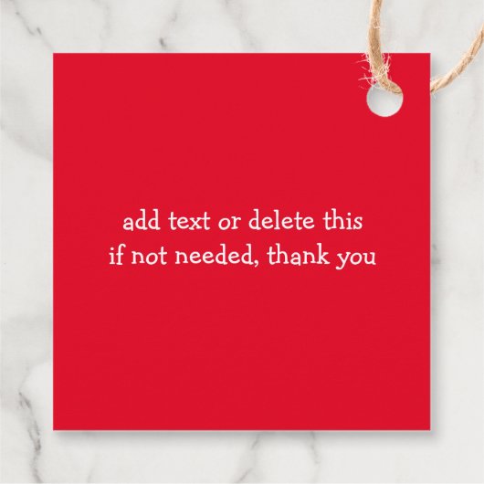 Prettige feestdagen Natuur pijnbomen Gingerbread m Bedankjes Labels (Achterkant)