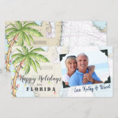 Prettige feestdagen Nautisch Tropisch Feestdagenkaart (Voorkant / Achterkant)