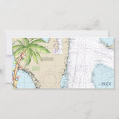 Prettige feestdagen Nautisch Tropisch Feestdagenkaart (Achterkant)